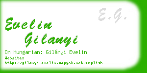 evelin gilanyi business card
