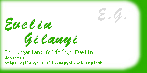 evelin gilanyi business card